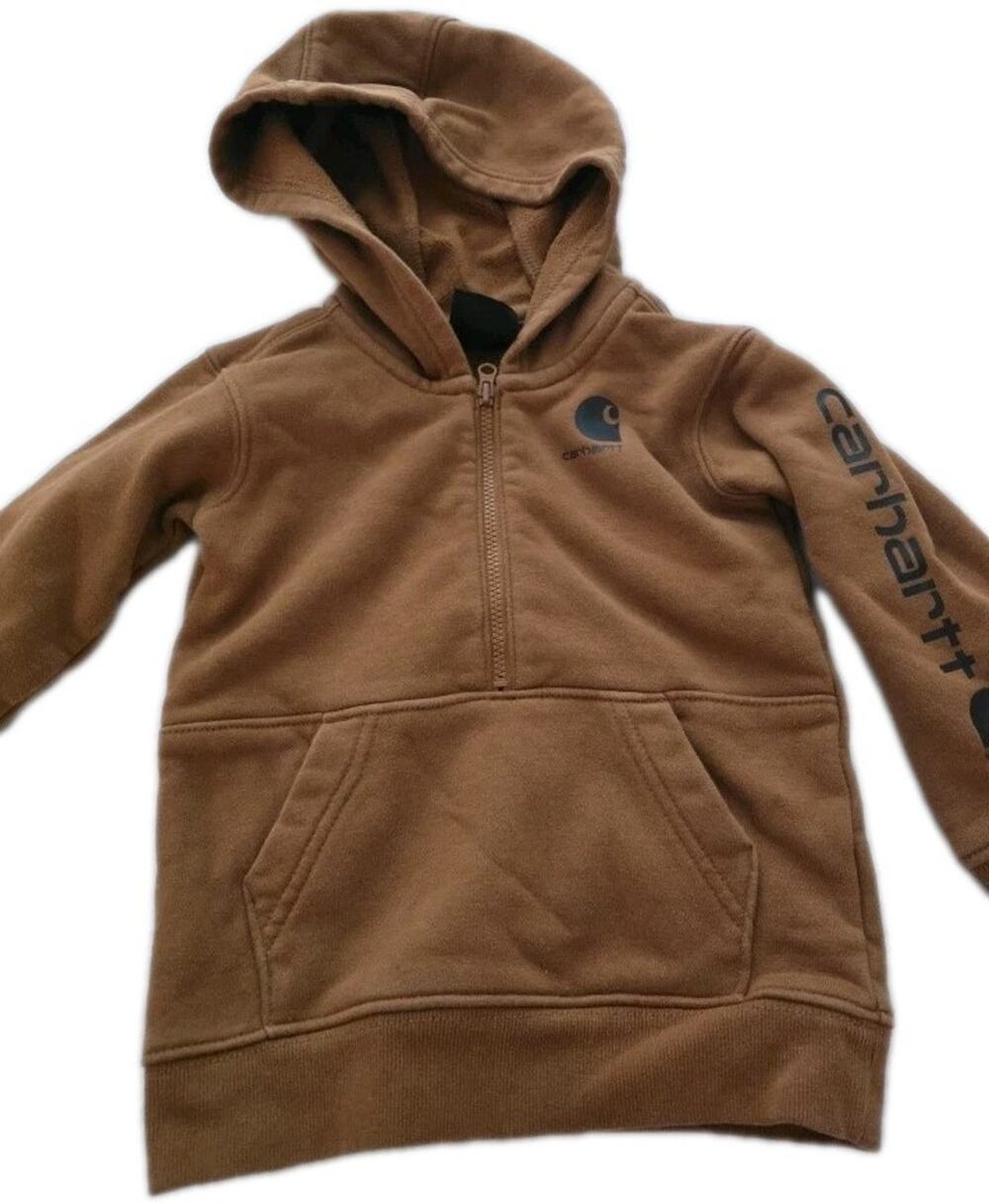 Carhartt Hoodie Toddler 18M Half Zip Sweatshirt Outdoor Stretch Pocket